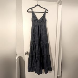 Denim maxi dress, size L